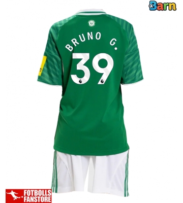 Newcastle United Bruno Guimaraes #39 Bortatröja Barn 2025-26 Kortärmad (+ Korta byxor)